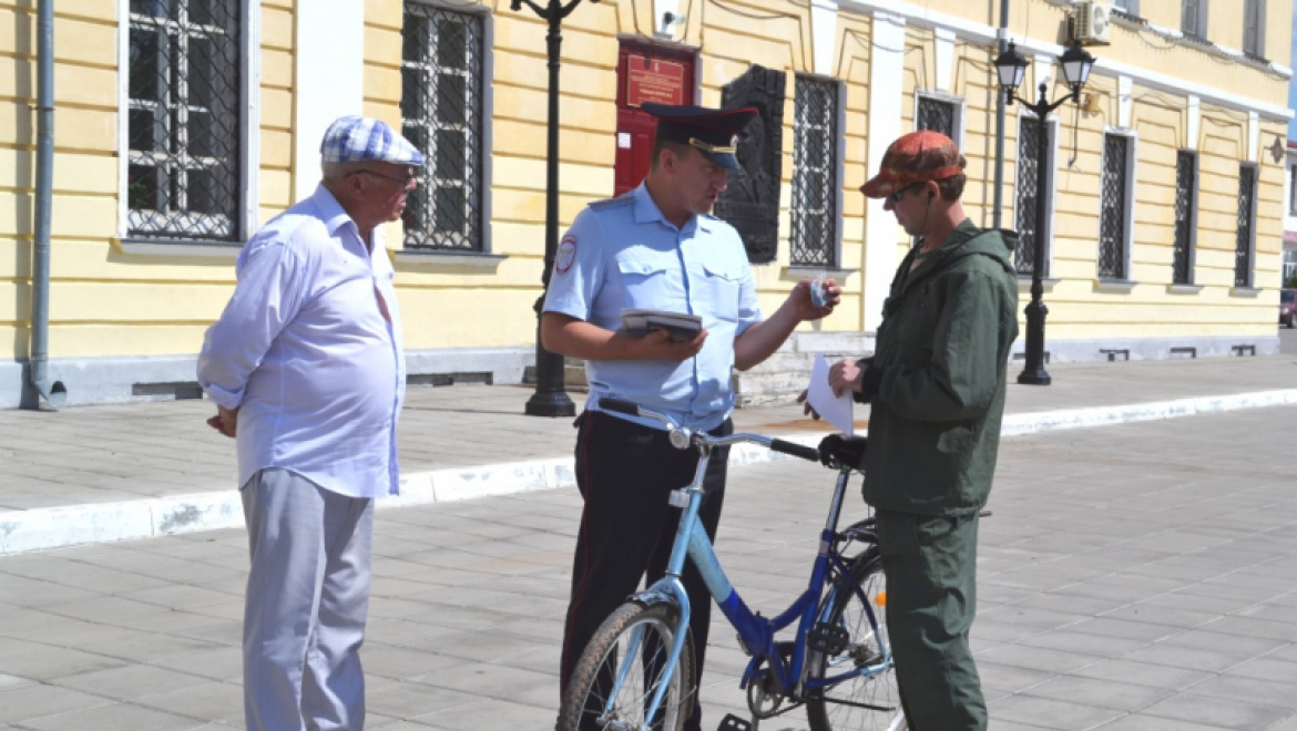 Традиционная акция «Велосипедист» прошла на набережной Оренбурга