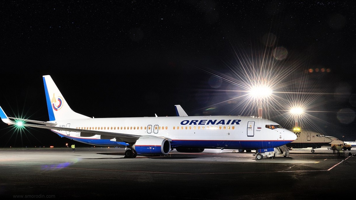 В парке авиакомпании ORENAIR появился еще один  Boeing 737-800              
