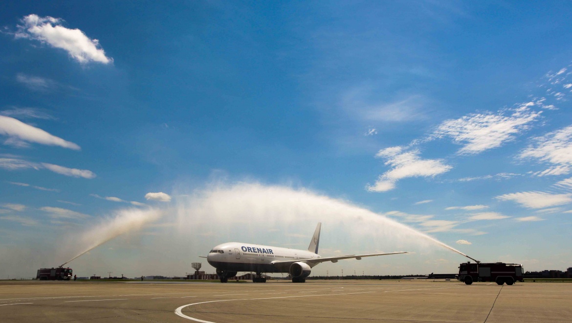 Авиакомпания ORENAIR выполнила первый рейс Сиань - Москва   