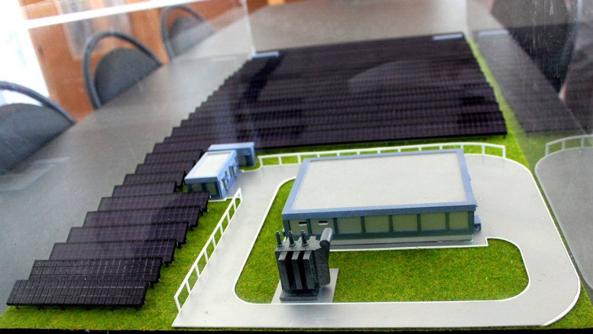 Представлен макет солнечной электростанции