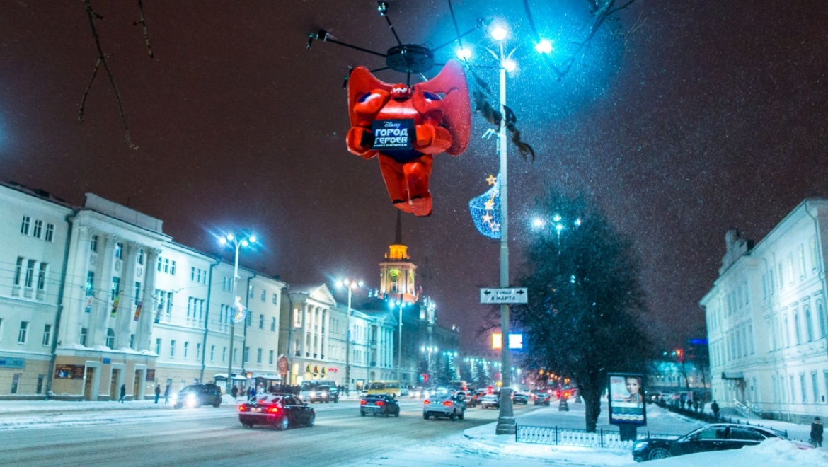 Над Оренбургом пролетит трехметровый робот