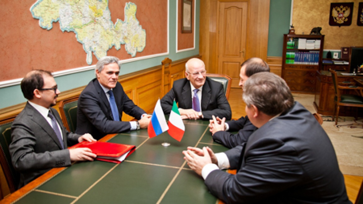 Губернатор Юрий Берг встретился с послом Италии в России Карло Мария Рагайлини
