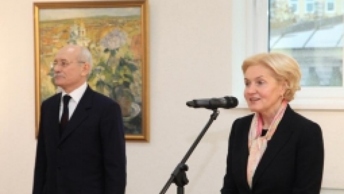 Ольга Голодец и Рустэм Хамитов приняли участие в открытии фондохранилища Башкирского государственного художественного музея имени М.В. Нестерова