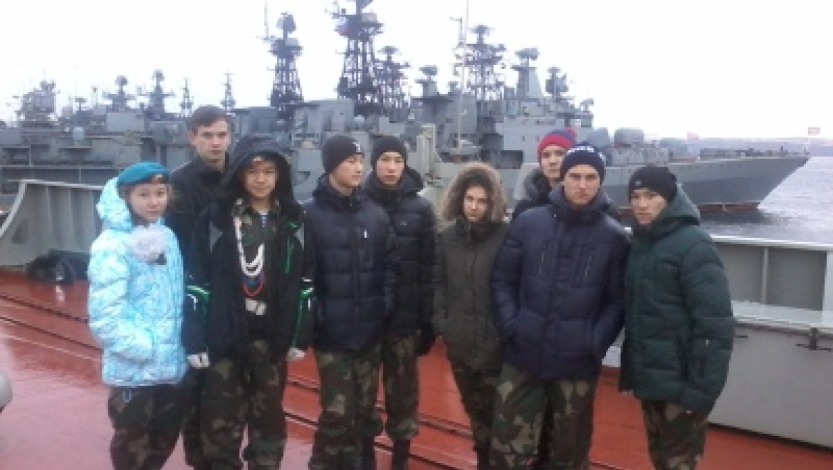 Победители окружного финала «Зарницы Поволжья - 2014» на Северном флоте