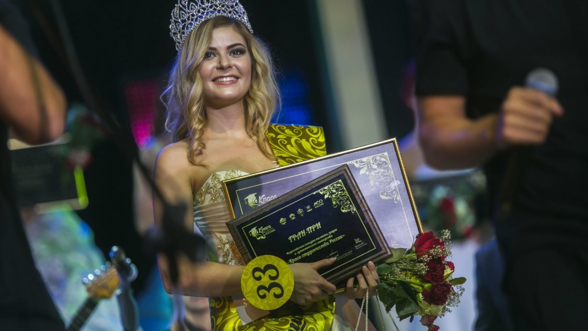 Титул самой красивой студентки России достался Анастасии Клименко из Новосибирска