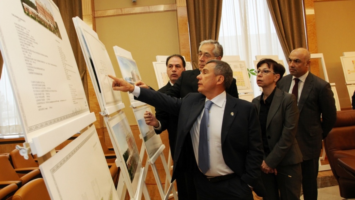 Р.Минниханову представили вариант реконструкции здания бывшей Шамовской больницы в Казани