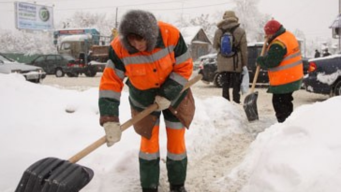 За минувшие сутки с улиц Казани было вывезено более 4 тыс.тонн снега