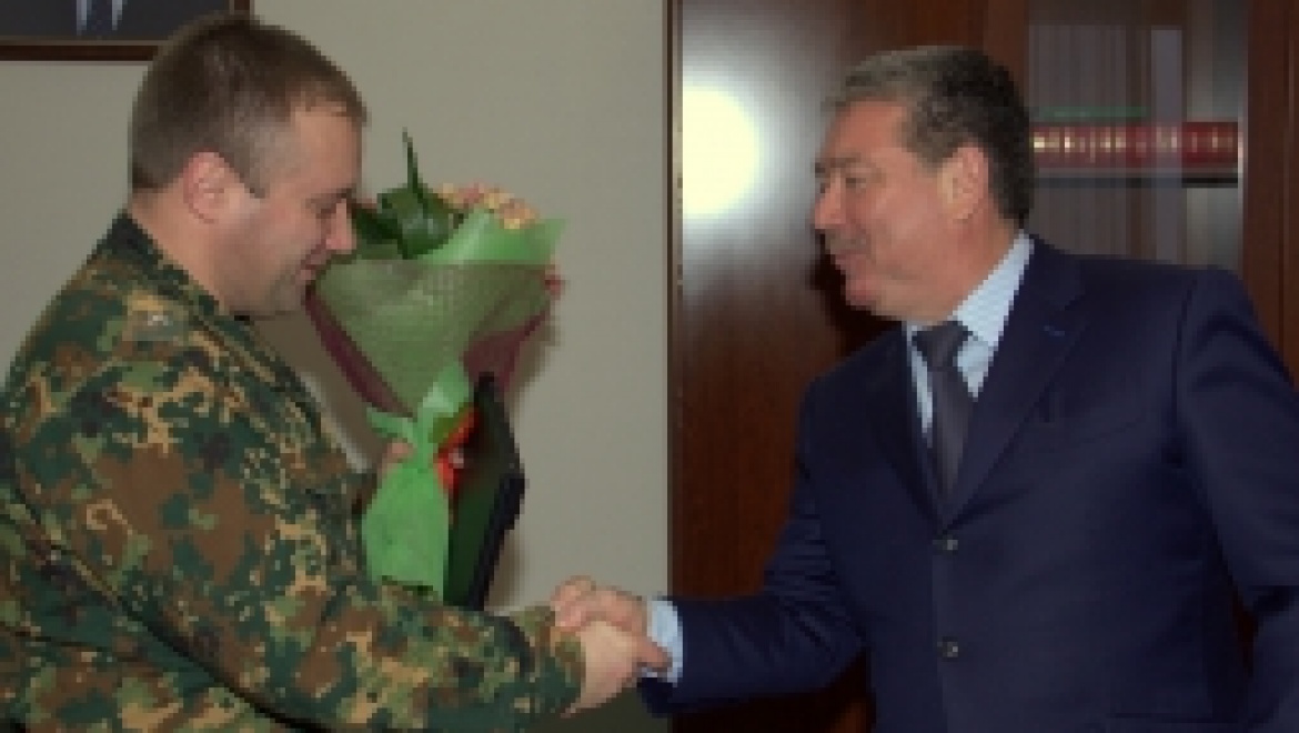 В Правительстве Башкортостана чествовали Героя России Николая Злобина