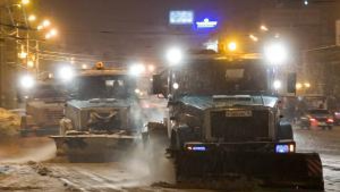 С начала января с дорог столицы Татарстана вывезено свыше 100 тыс. тонн снега