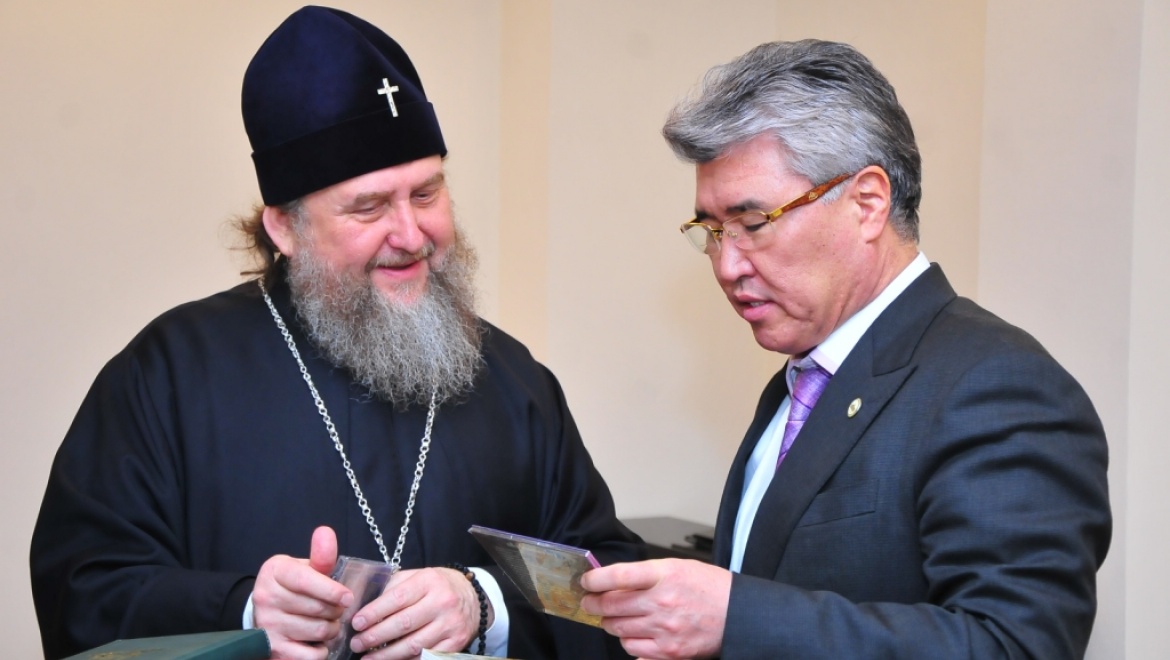 Министр культуры и спорта РК встретился с Главой Митрополичьего округа Русской православной церкви