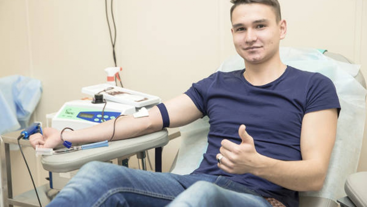 В новогодние праздники казанцы сдали 74 литра крови