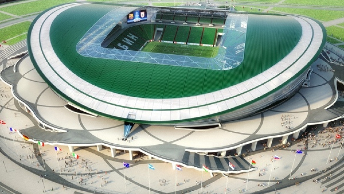 На стадионе «Казань-Арена» начались подготовительные работы к ЧМ-2015