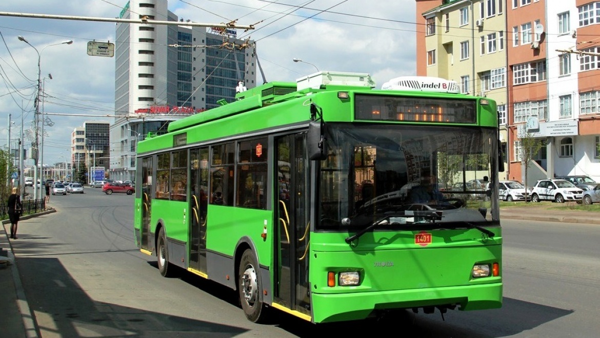 До конца марта на дорогах Казани появятся 15 новых троллейбусов