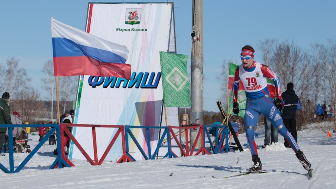 Елена Горохова и Руслан Миннегулов стали победителями Казанского лыжного марафона