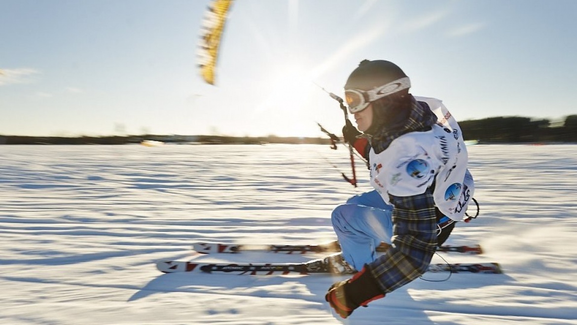 Казанцы взяли все призовые места в классе «Сноуборд» Кубка РТ по сноукайтингу