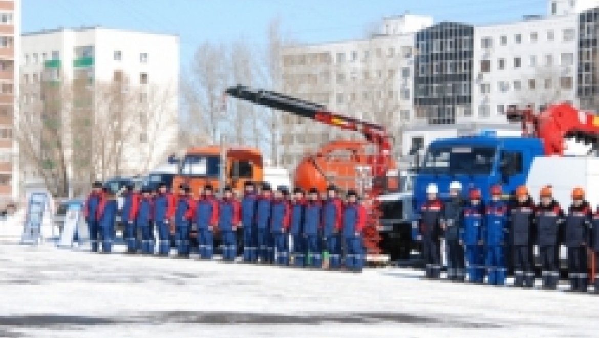 Смотр сил и средств привлекаемых к мероприятиям по предупреждению и ликвидации возможных ЧС в период весеннего половодья