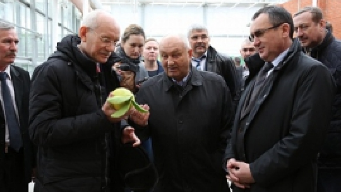 Министр сельского хозяйства России Николай Федоров и Рустэм Хамитов посетили сельхозпредприятия Башкортостана