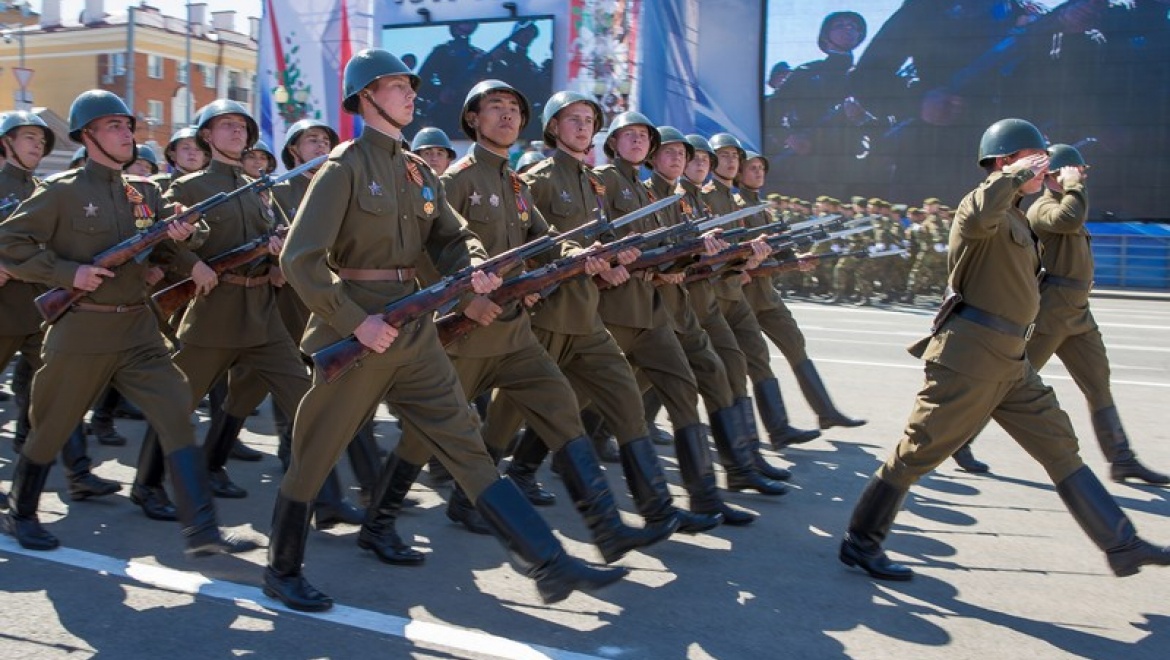 В ближайшие дни в Казани на пл.Свободы пройдет репетиция парада Победы