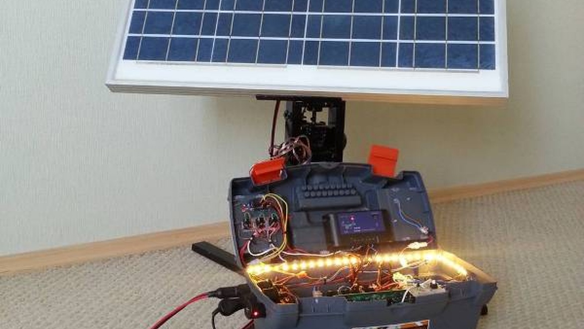 Оренбургский студент создал систему слежения за солнцем