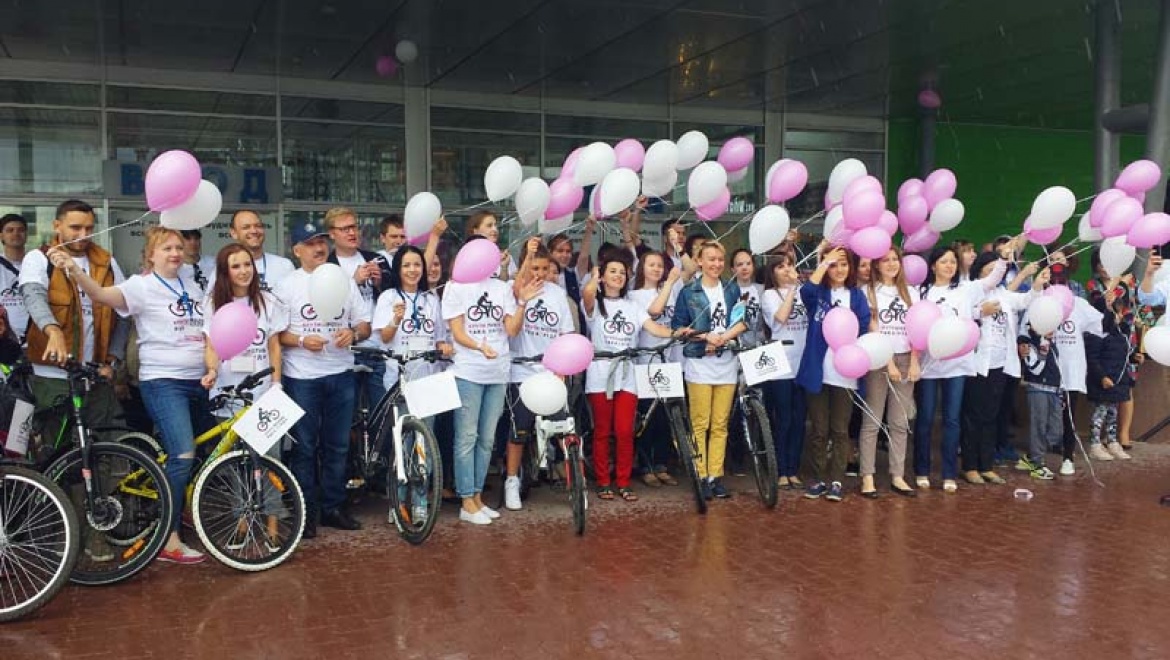 Казанцы приняли участие в велопробеге «Крути против рака груди»