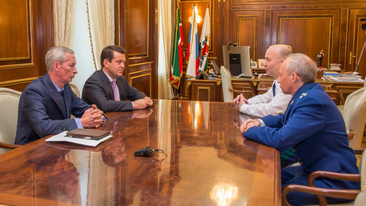 Ильсур Метшин встретился с новым прокурором Казани