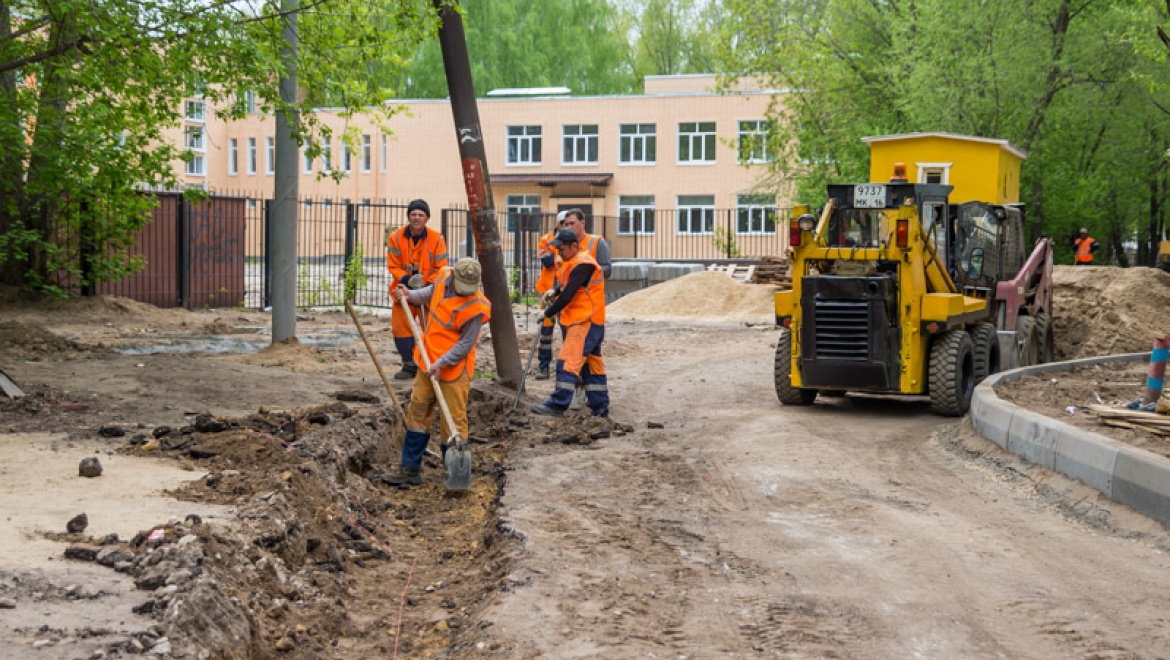 В Казани завершен ремонт на 10 дорогах и в 24 дворах