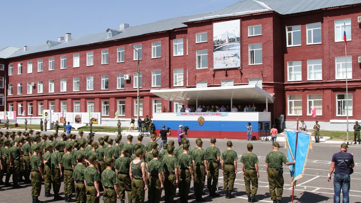 Команда Оренбургской области участвует во второй смене лагеря «Гвардеец»