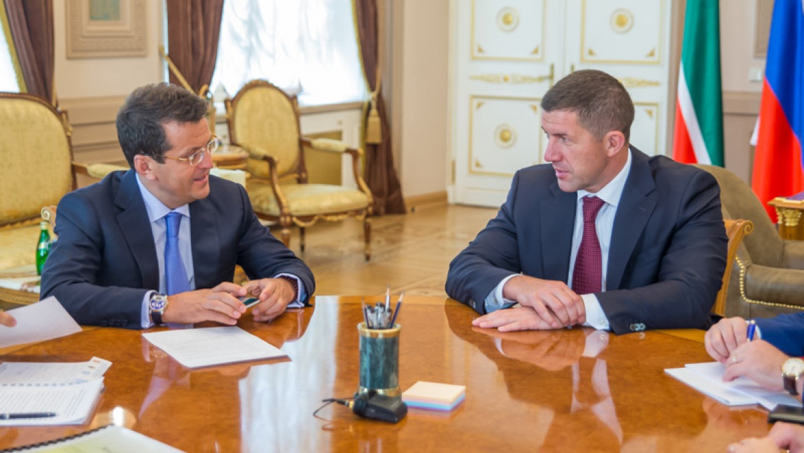 Мэр Казани встретился с заместителем президента ОАО «Банк ВТБ»