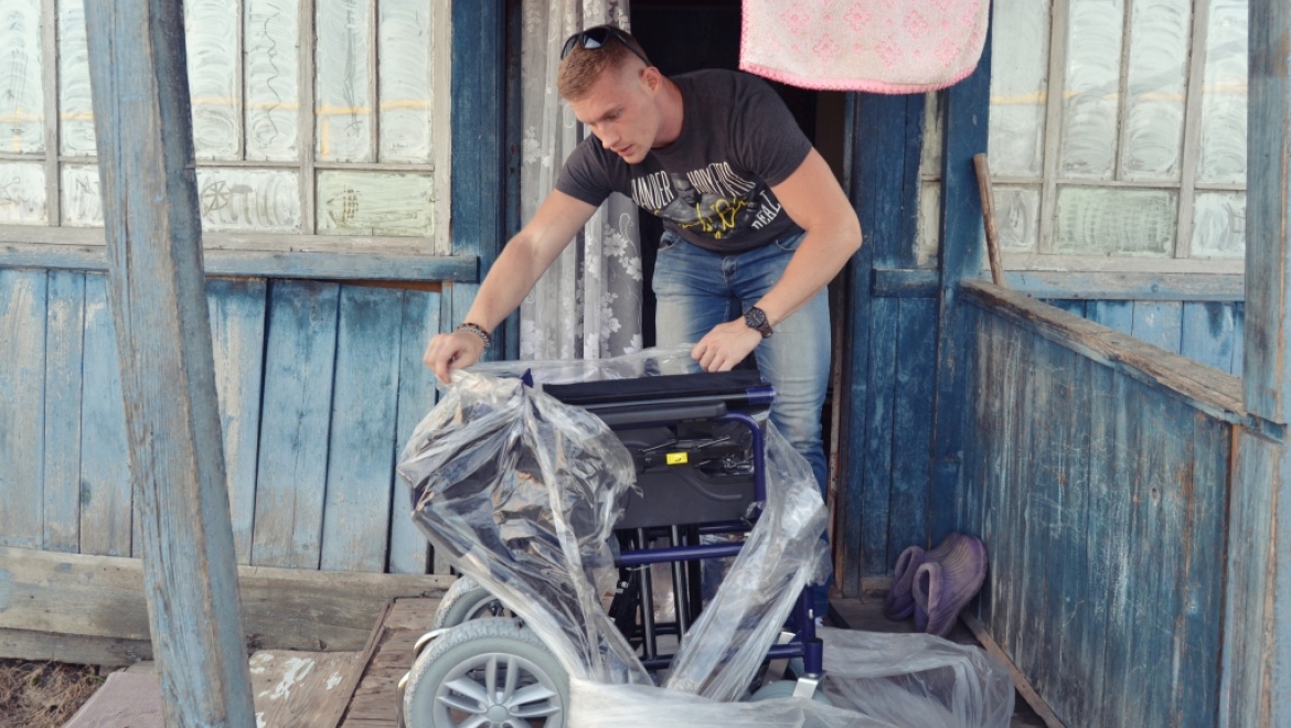 Волонтеры исполнили мечту инвалида