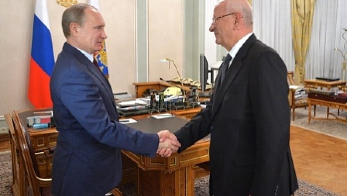 Президент России Владимир Путин встретился с губернатором Оренбургской области Юрием Бергом