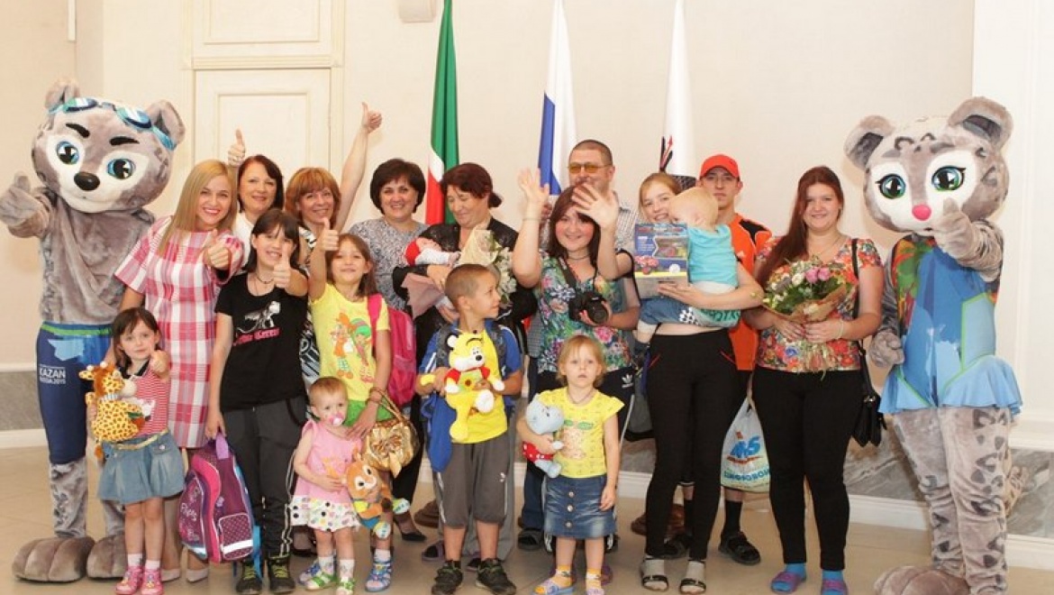 В гостях у Центра семьи «Казан» побывала многодетная семья Бочковых