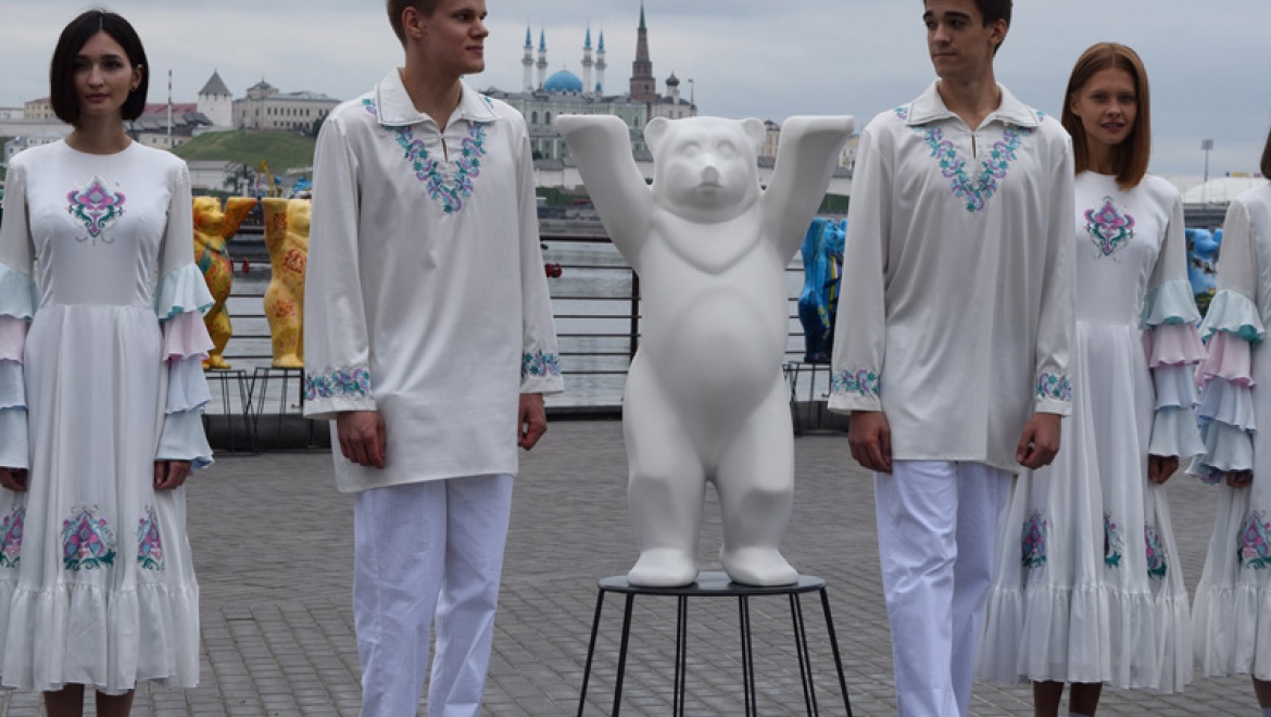 23 июля на набережной у Центра семьи «Казан» будет установлен татарстанский мишка